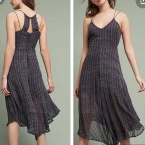 anthropologie hd in harbor jumpsuit (grey) size 14